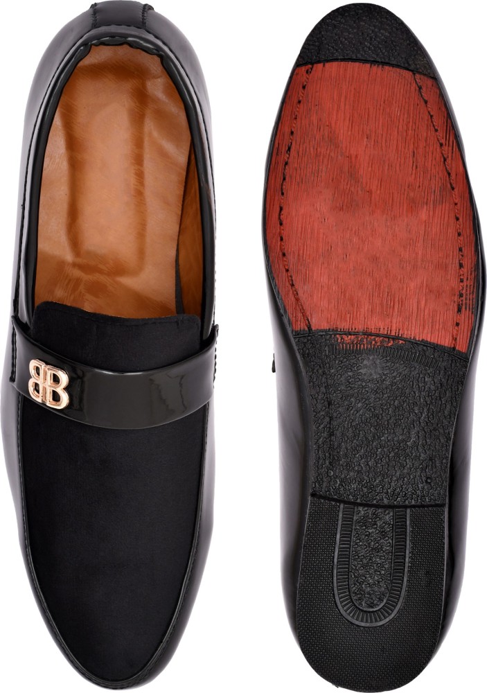 Party Wear New LV Black loafers for Men and Boys – Jalandhar Style