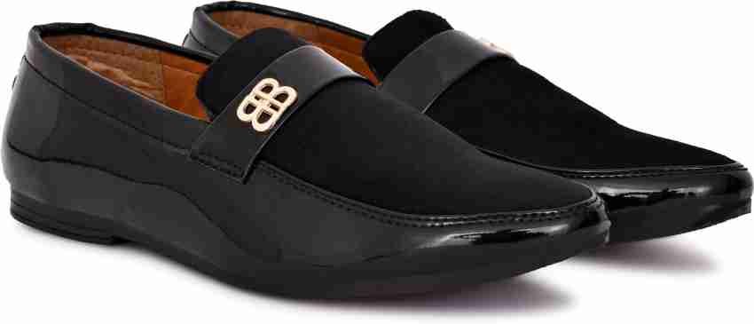 Party Wear New LV Black loafers for Men and Boys – Jalandhar Style