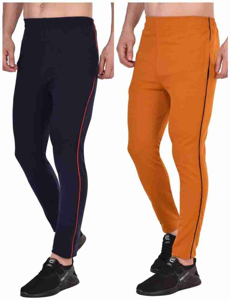Blue orange track pants best sale