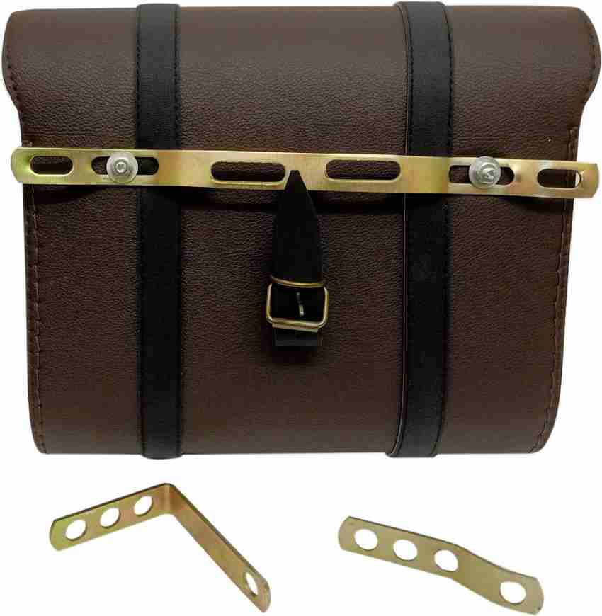 KOHLI BULLET ACCESSORIES Side Bag Water Proof Brown 8 ltr for