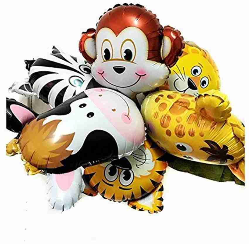 ballons animaux de la jungle 5pcs – Deco en Folie
