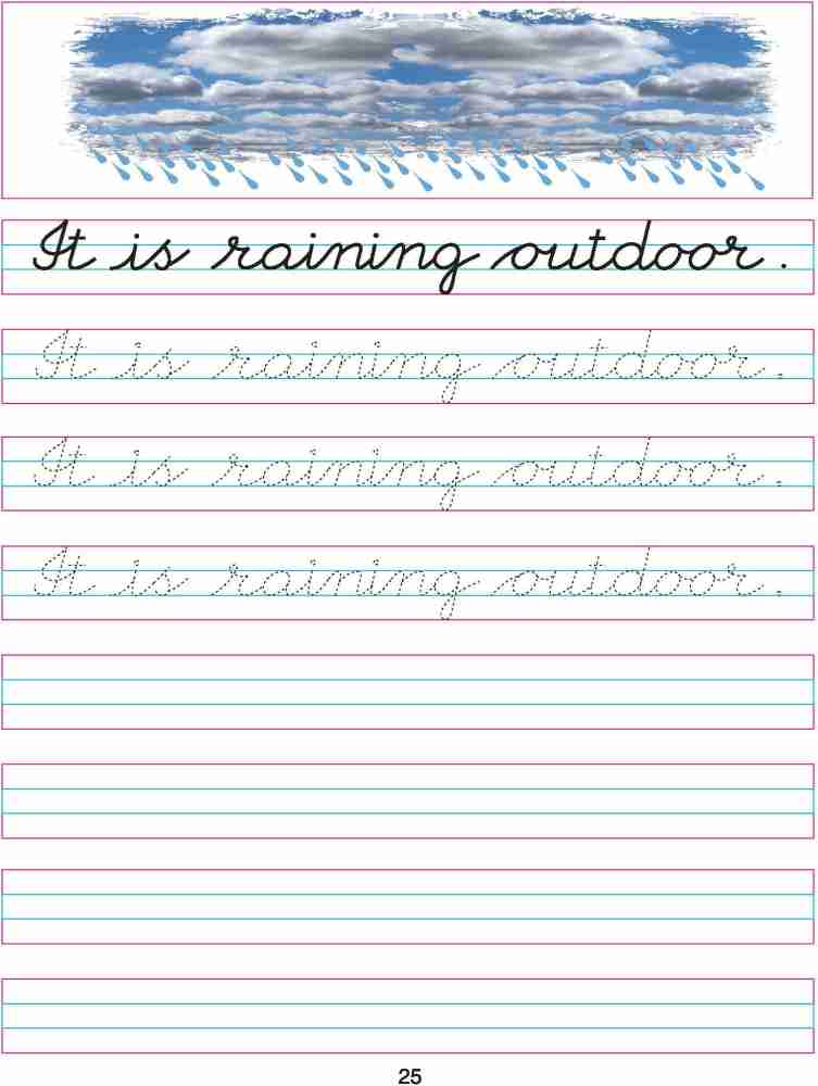 Buy Dreamland Cursive Writing Book (Sentences) Part 4 online