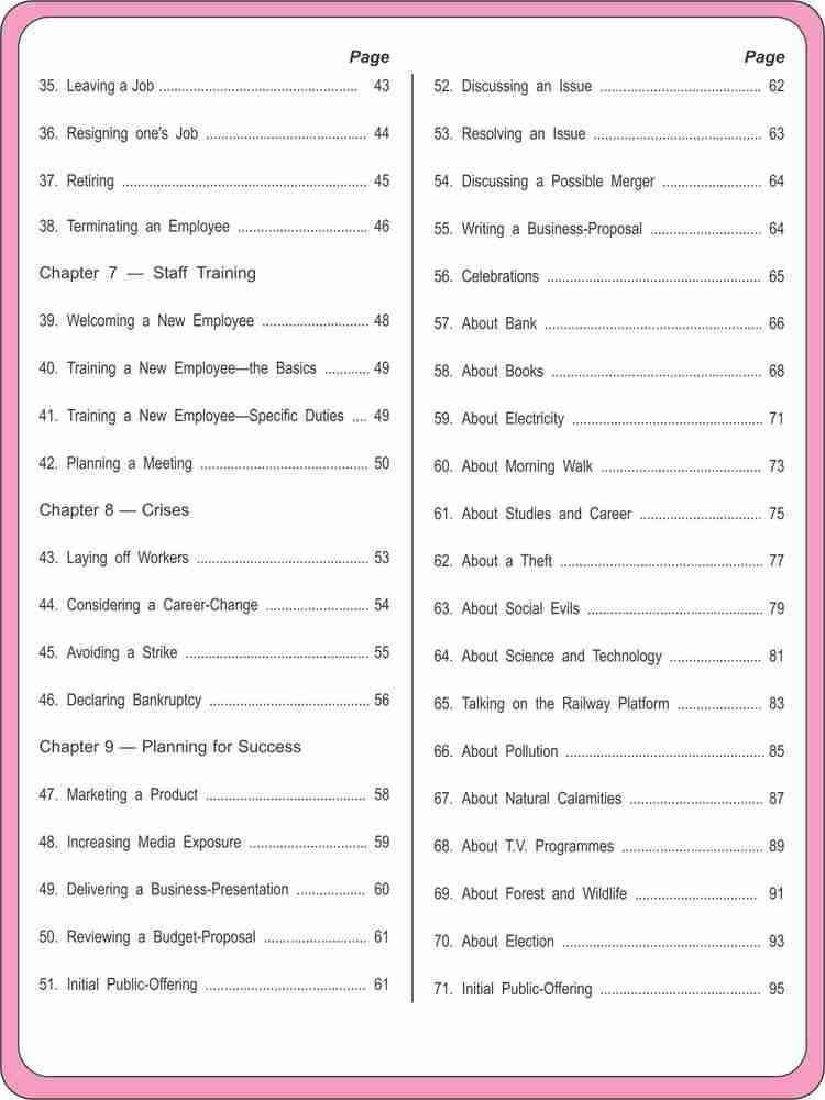 English conversation deals 43