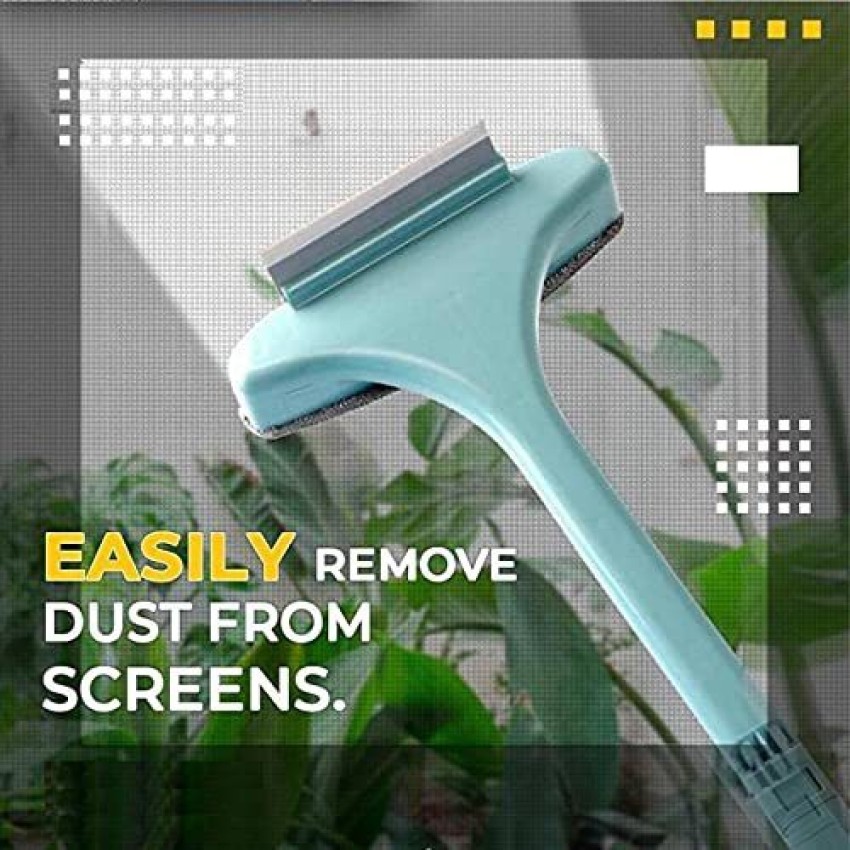 1pc Green Multifunction Cleaning Brush, Plastic Gap Cleaning Brush