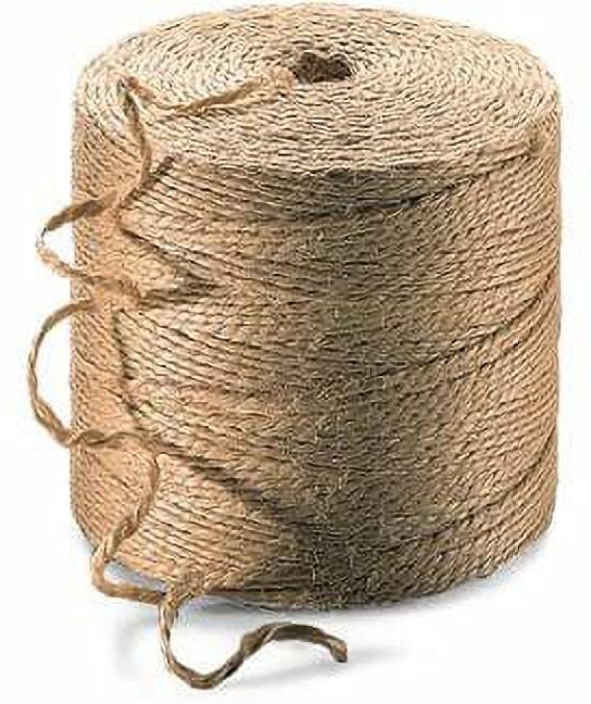 Sisal Twine - Thin Natural Fiber Rope on Spool - Rope for Cat