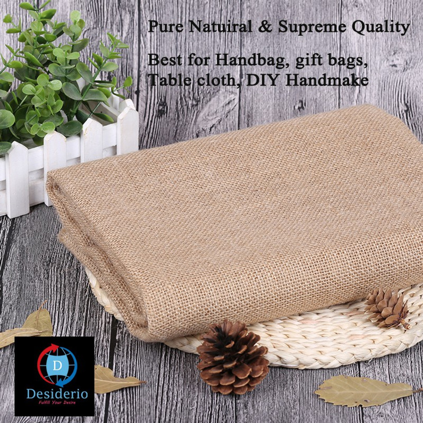 DESIDERIO Natural Jute Sheet Width 51 Inches X 1 Meter for DIY Craft Decoration Photoshoot and other Craft Work Felt Sheet Price in India Buy DESIDERIO Natural Jute Sheet