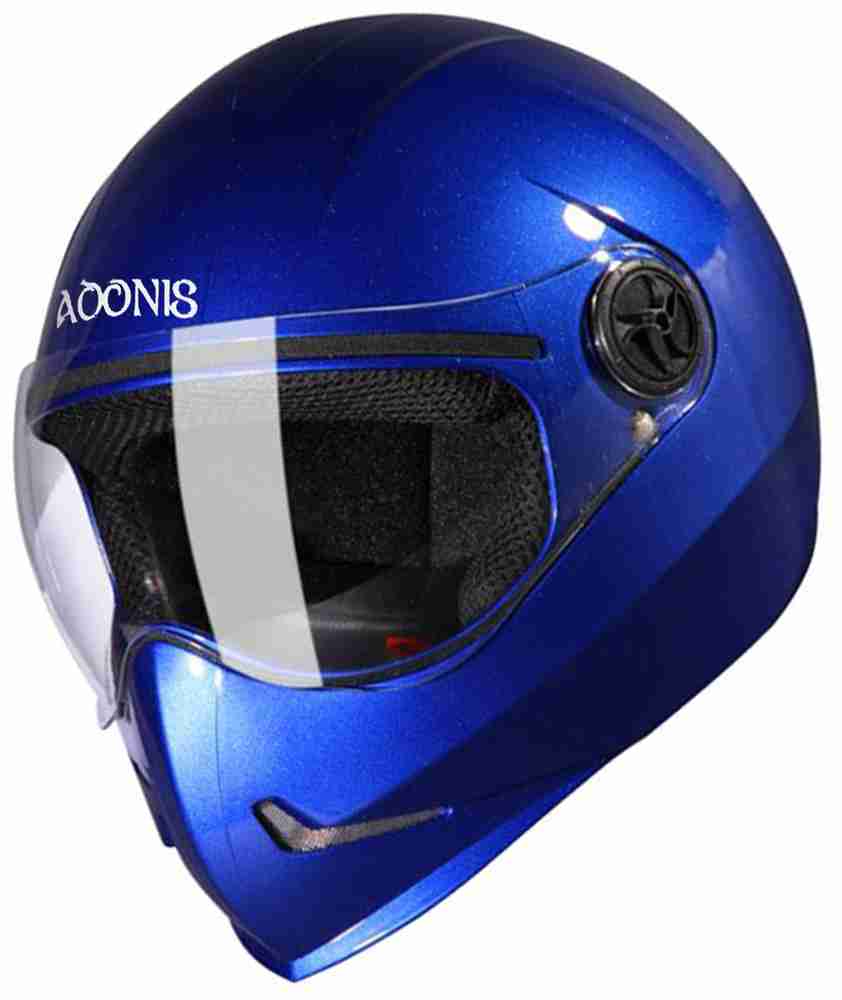 Steelbird ADONIS HI QUALITY FULL FACE GLOSSY YAMAHA BLUE 600 MM