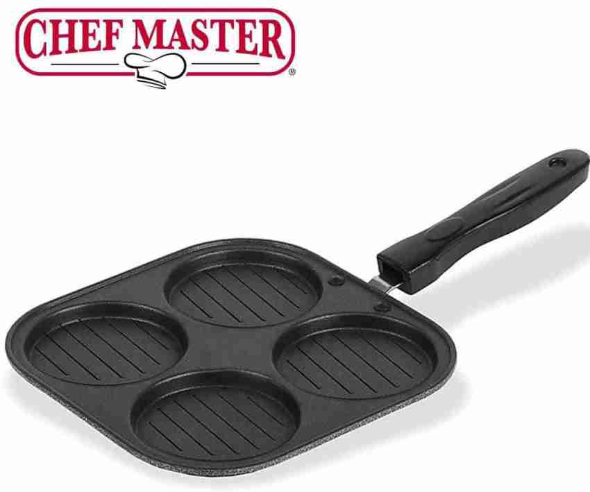 Nonstick Mini Uttapam Pan Mini Pancake Maker Mini Crepe Pan Idli Pan Pancake Multi-Snack Maker Aluminium Uttapam Tawa Mini Pancake Tava 7 Cavity