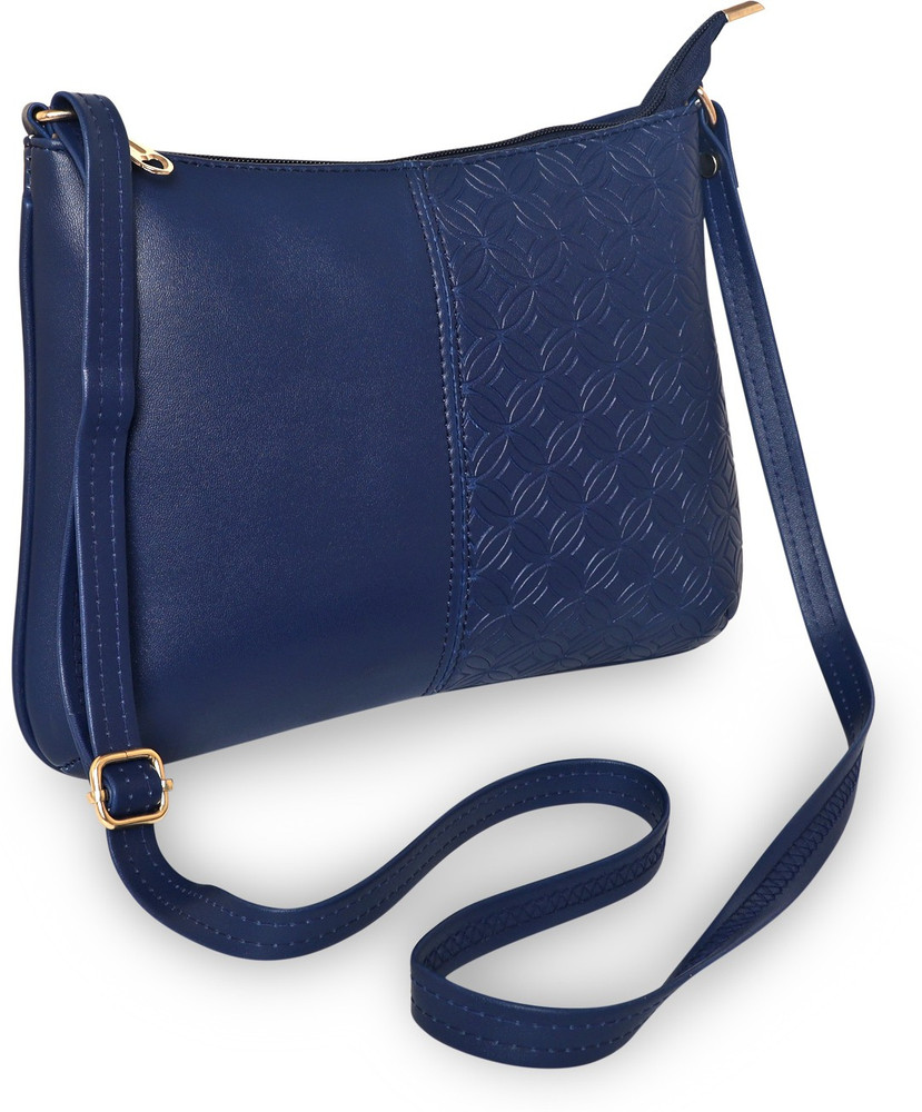 WROOTED Blue Sling Bag Sling Bags Purse for Women Girls Casul Party Fashion Pu Leather Lightweight Handbags Shoulder Bag NAVY BLUE Price in India Flipkart