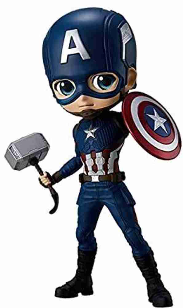 Tinion Superhero Action Figure Miniature Doll Toy Figure Special Edition for Car Dashboard Decoration Cake Office Desk Study Table package of 1 Height 18cm Captain America Superhero Action Figure Mini...