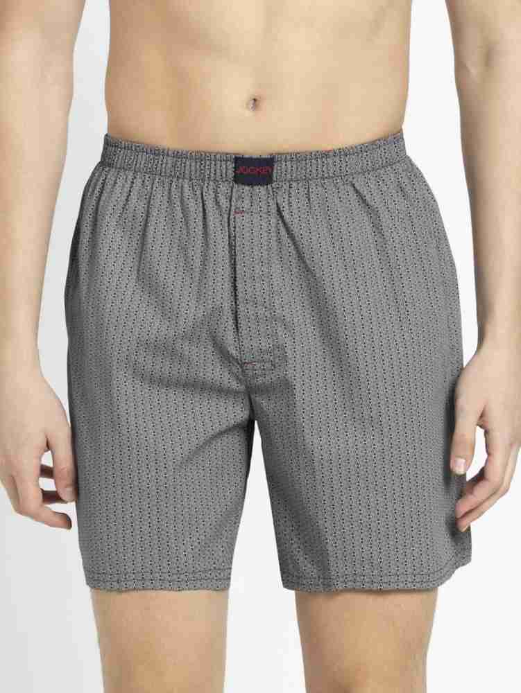 JOCKEY Printed Men Blue Boxer Shorts - Buy JOCKEY Printed Men Blue