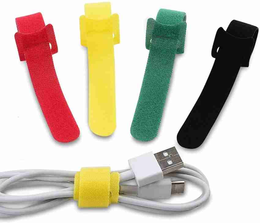 RPI SHOP - 16 Pcs Reusable Cable Ties , 4 Inch (100mm), Double Sided Hook & Loop  Wire Ties Nylon Releasable Cable Tie Price in India - Buy RPI SHOP - 16 Pcs  Reusable Cable Ties , 4 Inch (100mm), Double Sided Hook & Loop Wire Ties  Nylon