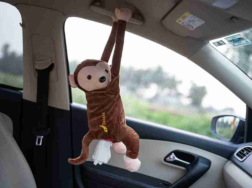 Portable Cartoon Monkey Paper Napkin Tissue Box Holder Organizer For Home Car  Office Accessories, Save More With Clearance Deals