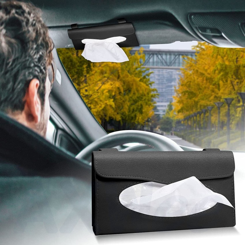 carfrill Tissues Holder for Car, Car Tissue Box, Car Disposable
