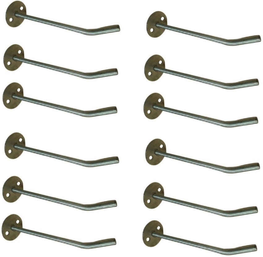 Q1 Beads 12 Pcs 8 Inch (5 mm Rod) Stainless Steel Display Hook for