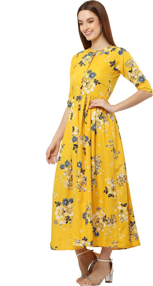 Saloni on sale yellow dress