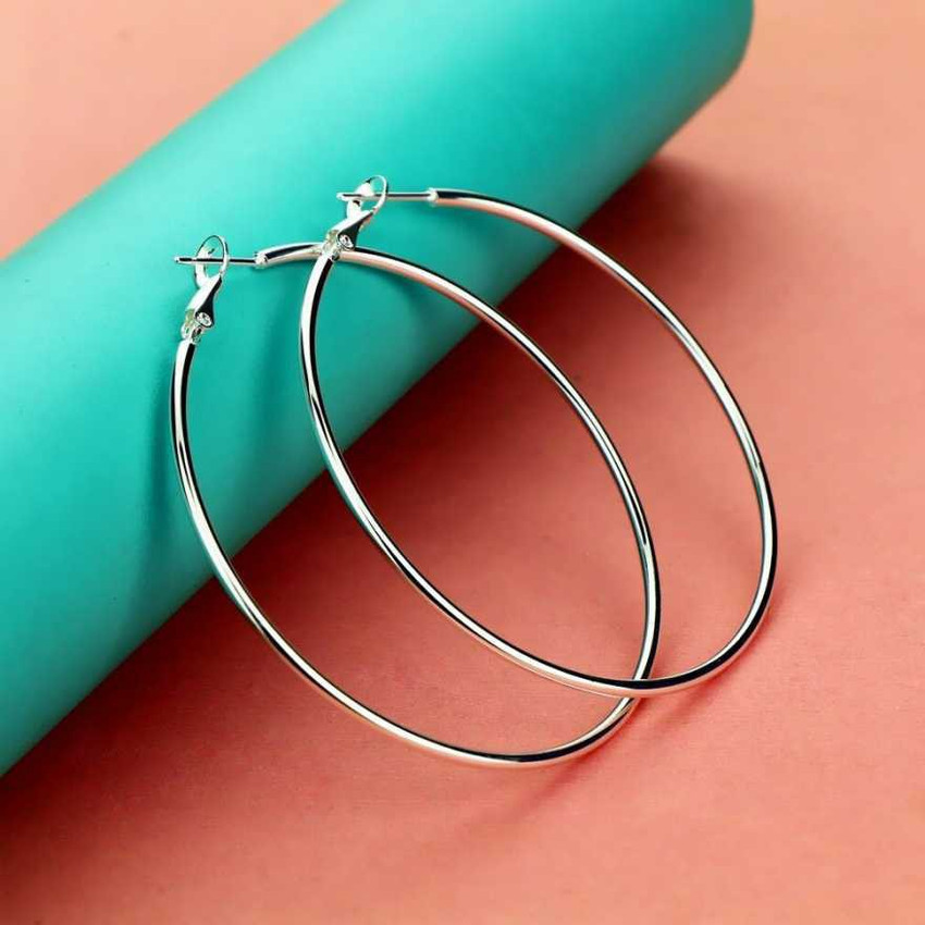 Flipkart Buy Artsy Jewels SI HP E Metal Hoop Earring Online