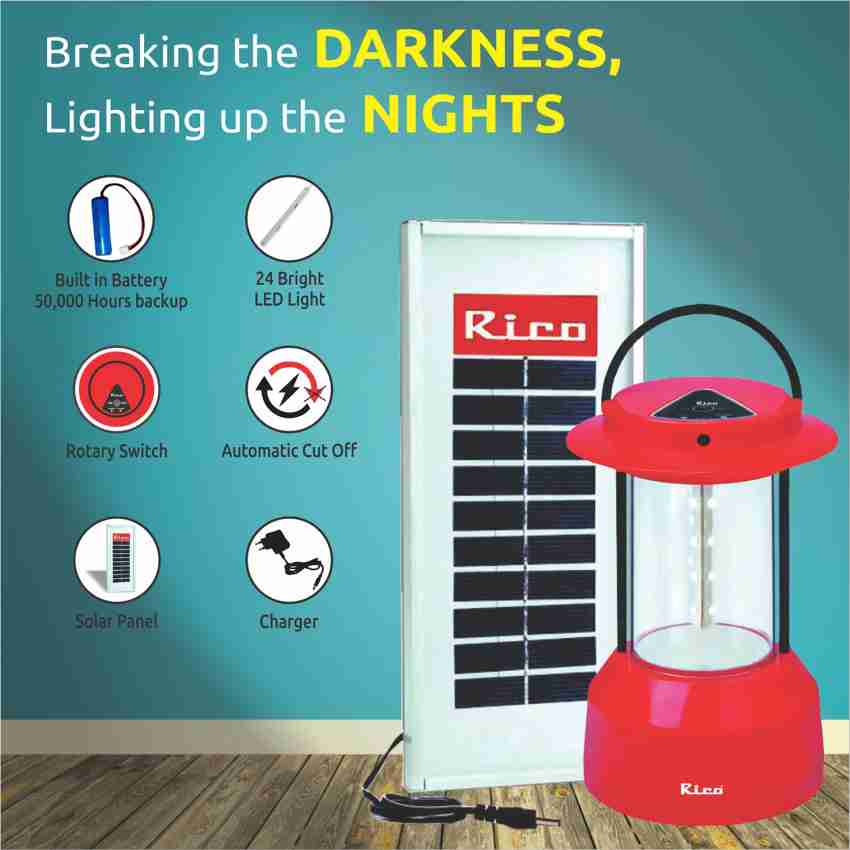 Rico EL906 Rechargeable Emergency Light (Red)– Rico India