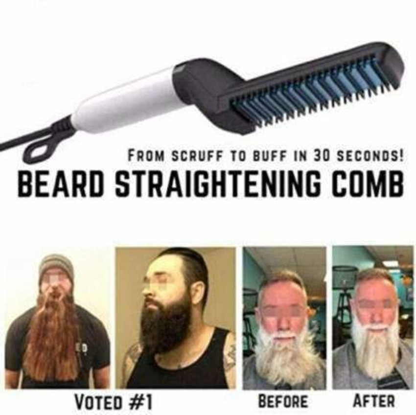 PKK TRADERS Electric Comb for Men Hair and Beard Straightening
