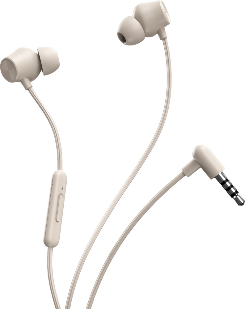 DIZO Earphones with HD Mic by realme techLife Wired Headset