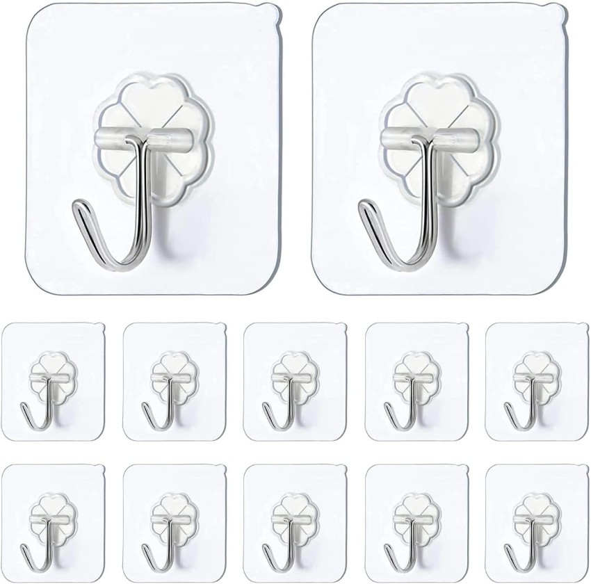 SHAIFA ART Chillyfit Stainless Steel Adhesive Wall Hook ,Reusable  Waterproof Hooks for Wall Hook 10 Price in India - Buy SHAIFA ART Chillyfit  Stainless Steel Adhesive Wall Hook ,Reusable Waterproof Hooks for