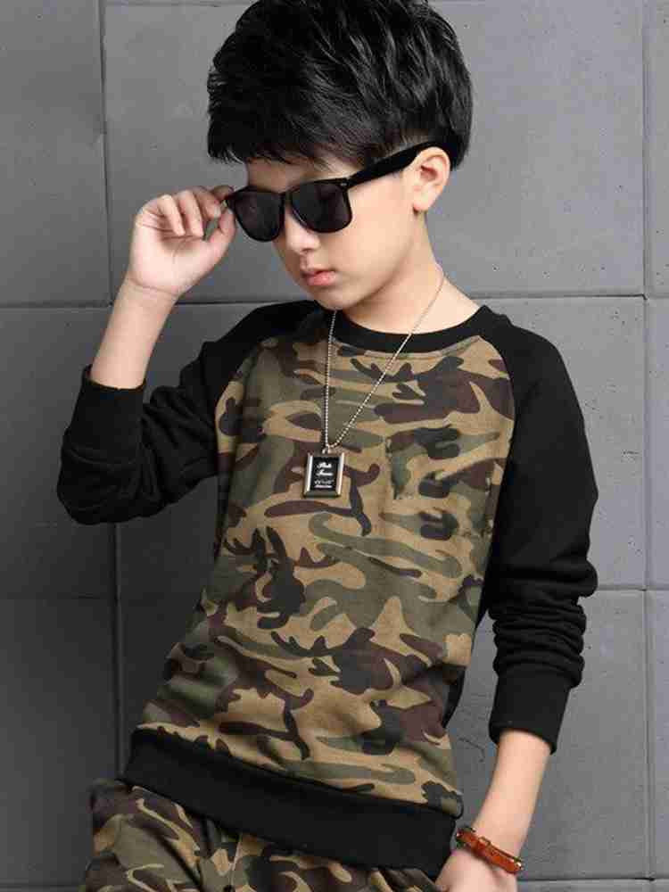 Flipkart Force Boys Printed Pure Cotton T Shirt Round Neck