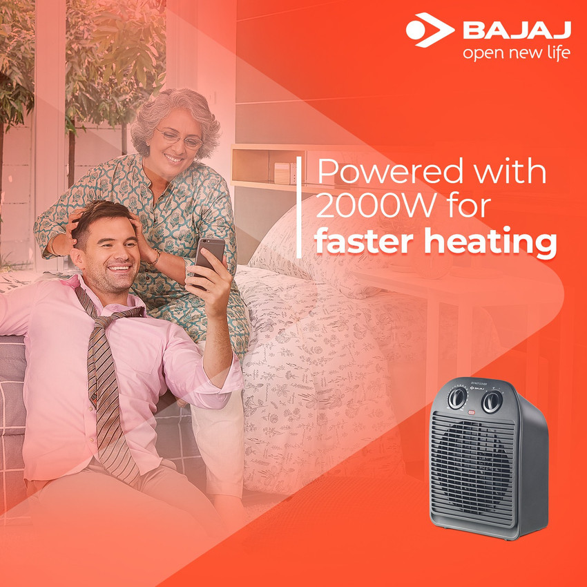 BAJAJ Majesty RFX 2 Fan Room Heater Price in India - Buy BAJAJ Majesty RFX  2 Fan Room Heater online at Flipkart.com
