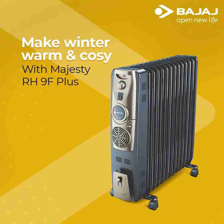 BAJAJ Majesty RH13 F Plus Oil Filled Room Heater Price in India - Buy BAJAJ  Majesty RH13 F Plus Oil Filled Room Heater online at Flipkart.com
