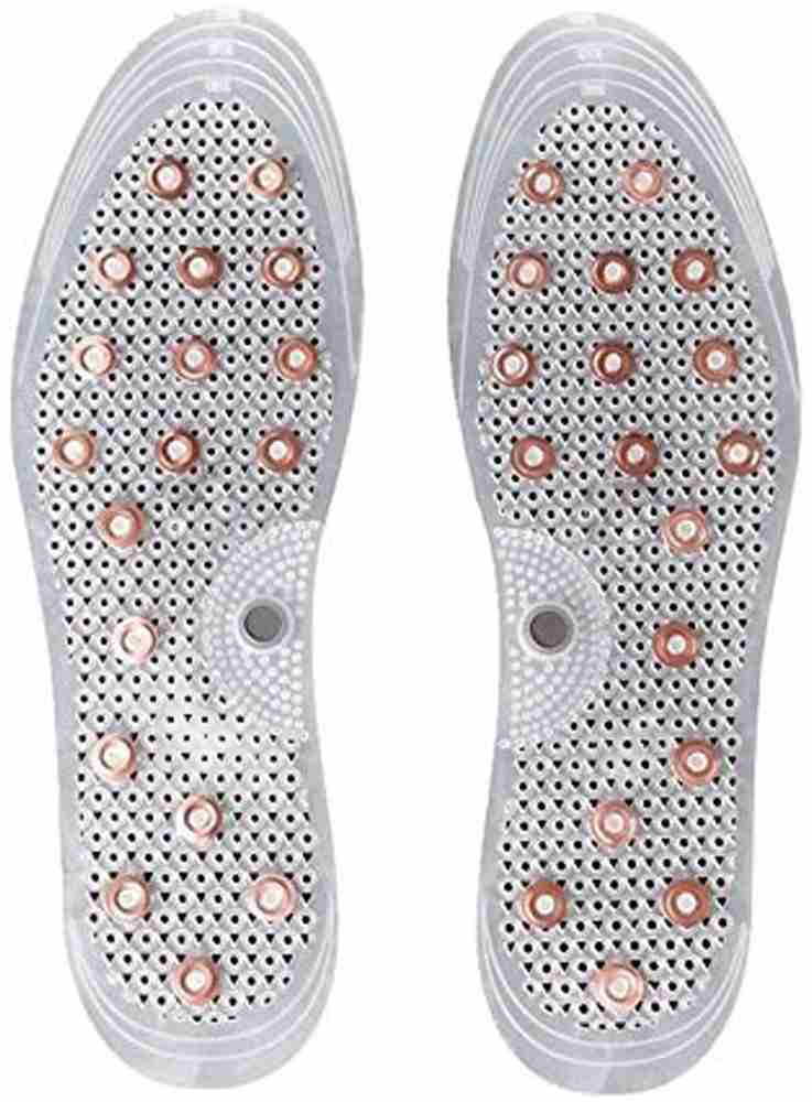 CuraFoot Unisex Resizable Silicone Acupuncture Insoles Foot