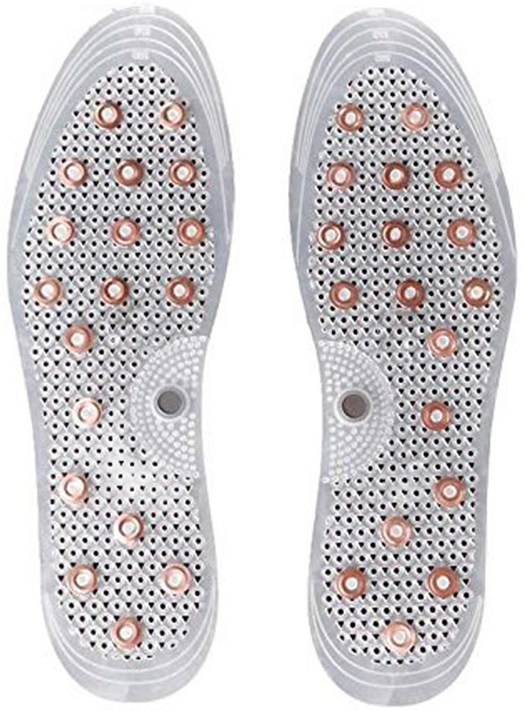CuraFoot Unisex Resizable Silicone Acupuncture Insoles Foot