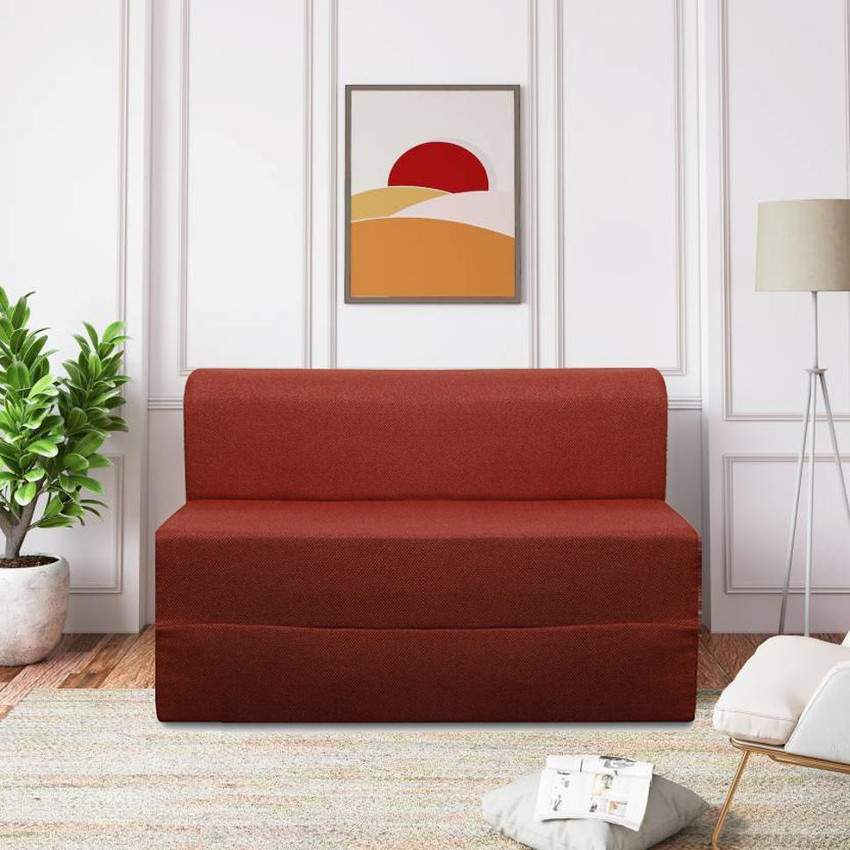 TXOR Classic Sofa Cum Bed Jute 4x6 2 Seater Double Fold Out Sofa