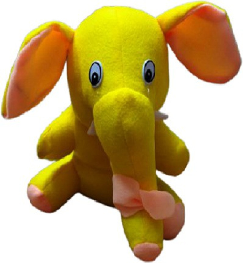 A2Z Yellow Elephant soft toys for kids 30 mm Yellow Elephant