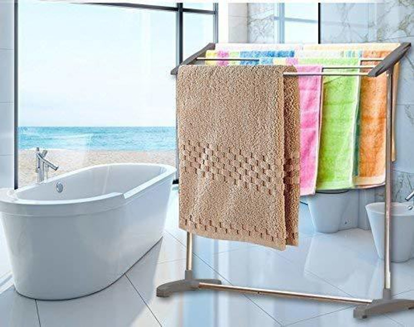 Mobile best sale towel rack