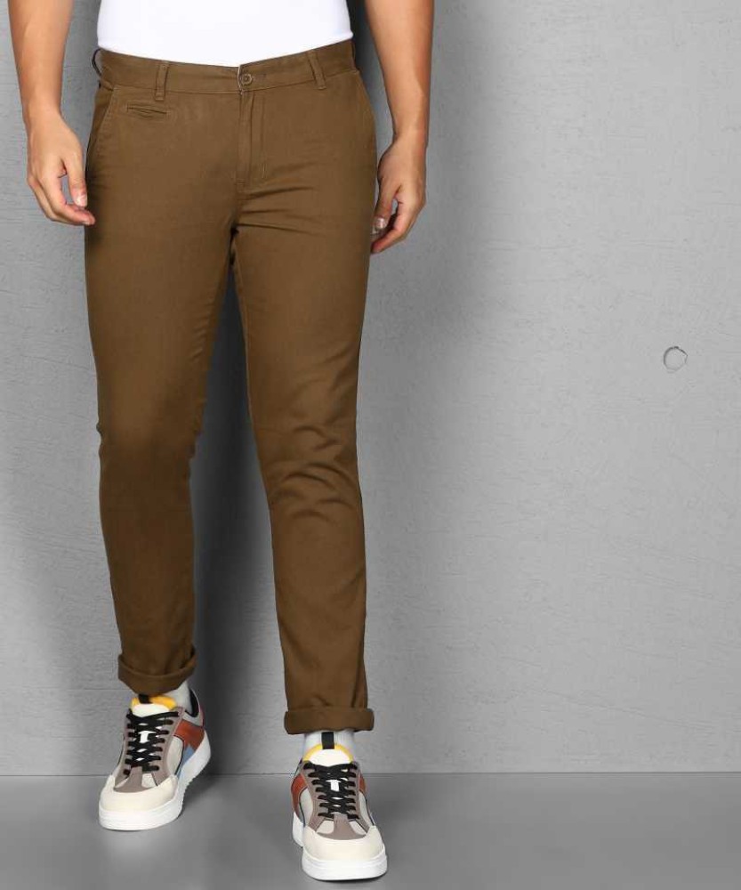 Buy ColorPlus Men Grey Solid Slim fit Regular trousers Online at Low Prices  in India  Paytmmallcom