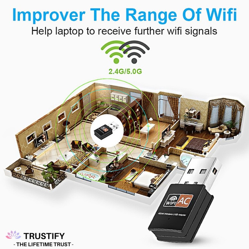 Usb Wifi Adapter 150mbps Wireless Network Network Card Wi-fi Receiver Pc  Laptop