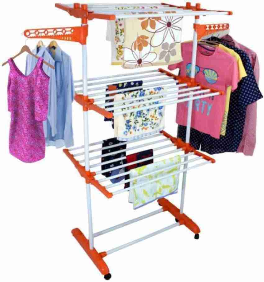 TNC Steel Floor Cloth Dryer Stand MS0001 Price in India - Buy TNC Steel  Floor Cloth Dryer Stand MS0001 online at