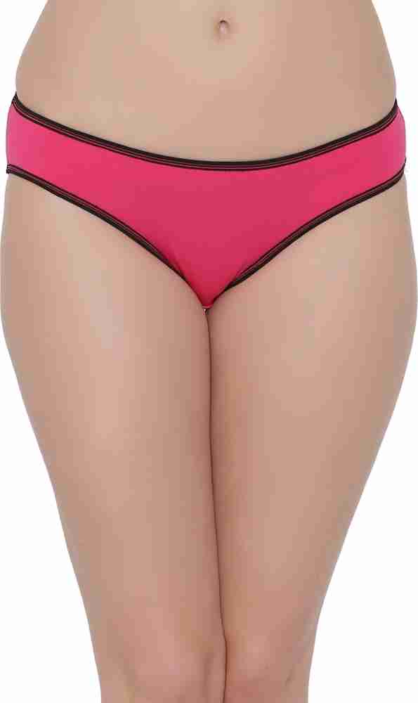 Clovia Women Bikini Pink Panty - Buy Clovia Women Bikini Pink