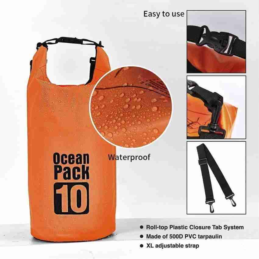 Onlyeasy 10L Swimming Dry Bag for Travelling, Camping, Hiking, Rafting  (Multi Color) - Buy Onlyeasy 10L Swimming Dry Bag for Travelling, Camping,  Hiking, Rafting (Multi Color) Online at Best Prices in India 