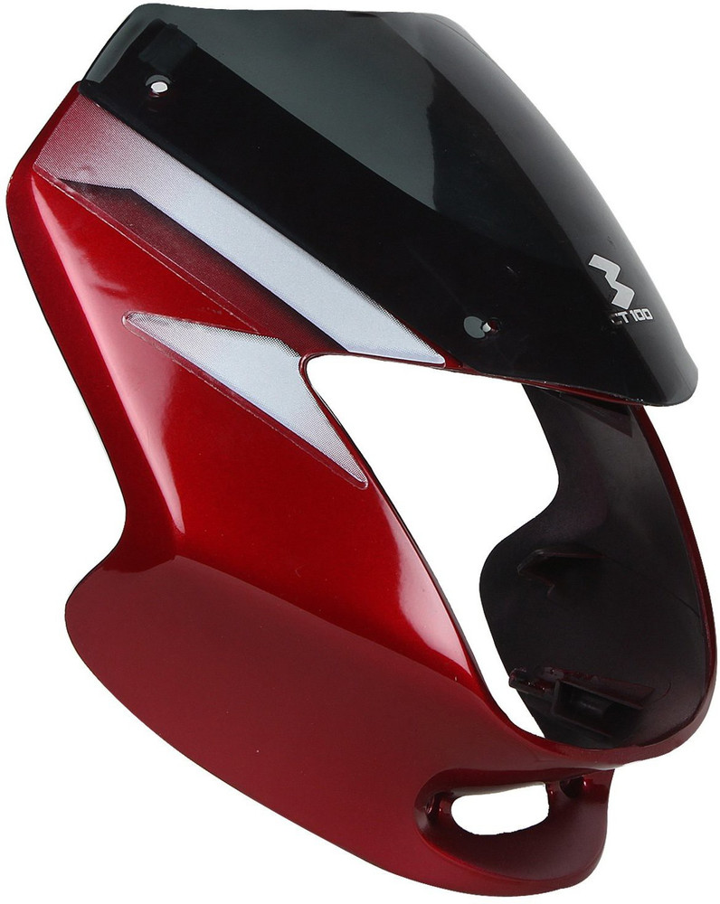 ULTRA HLV FOR CT 100 RED Bike Headlight Visor Price in India Buy
