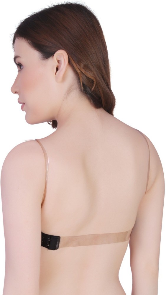 Buy DirieStress Clear Strap Backless Bra for Women Push Up Padded Underwire  Convertible Bras in Invisible Back Online at desertcartINDIA