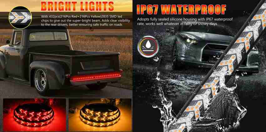 Led light strip for outlet truck