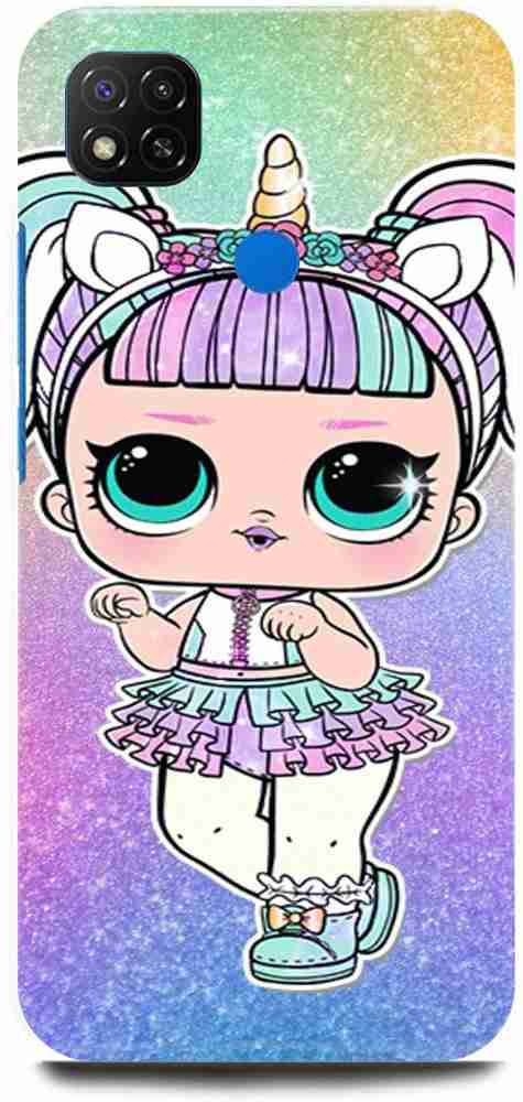 FRONK Back Cover for REDMI 9 Activ UNICORN LOL DOLL TEDDY