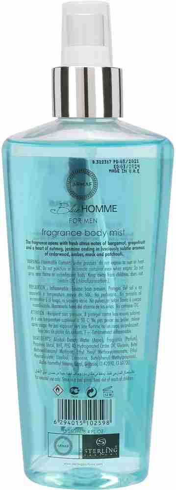Armaf blue homme online body mist