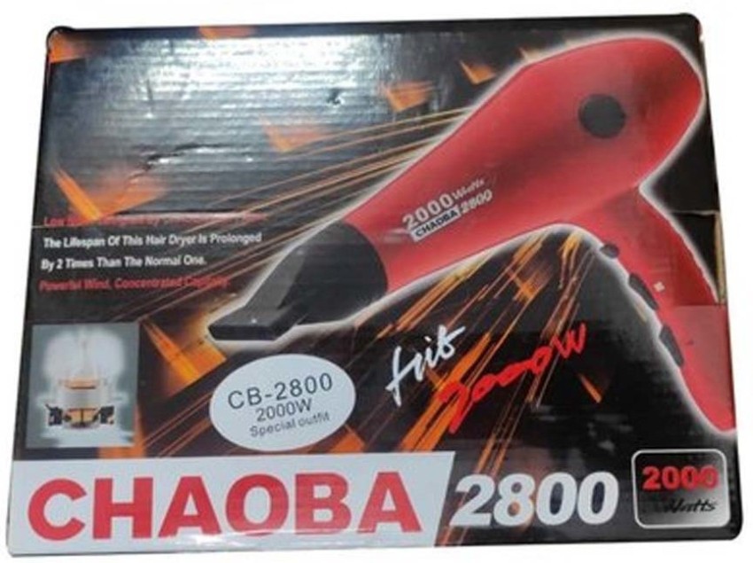 CHAOBA CB2800 PROFESSIONAL SERIES 2000W DRYER Hair Dryer  CHAOBA   Flipkartcom