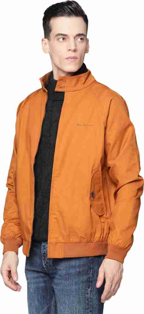 Ben Sherman, Men's Yellow Laundered Bomber Jacket