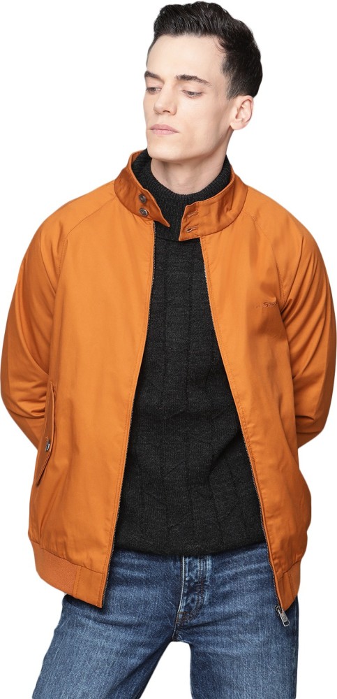 Ben Sherman, Men's Yellow Laundered Bomber Jacket