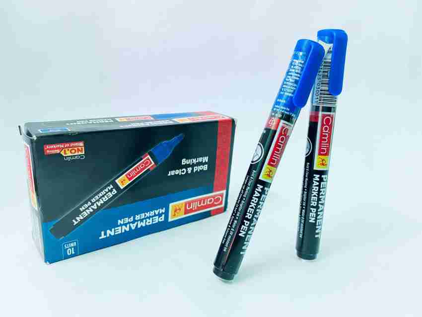 Camlin CD - DVD Marker Blue Pen (Pack Of 20) : : Office