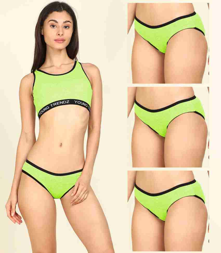 Young trendz Women Bikini Light Green Panty - Buy Young trendz Women Bikini  Light Green Panty Online at Best Prices in India