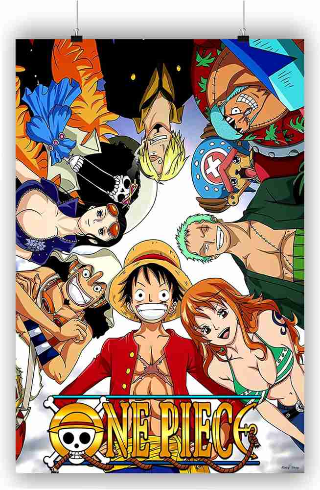 GREAT ADVENTURE BEGINS, LUFFY ZOKO NAMI USOPP ANIME 20.75" X 15"  POSTER