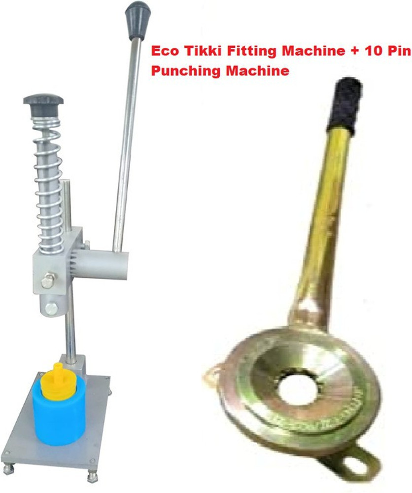 Flipkart M S control Eco Tikki Fitting Machine For Led Bulb Manufacturing 10 Pin Punching machine Punches Punching Machines Used for making all type led bulb
